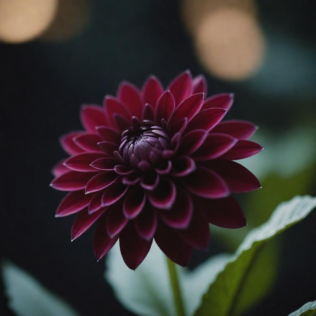 The Dark Dahlia- Large 3 Wick 12 oz Candle