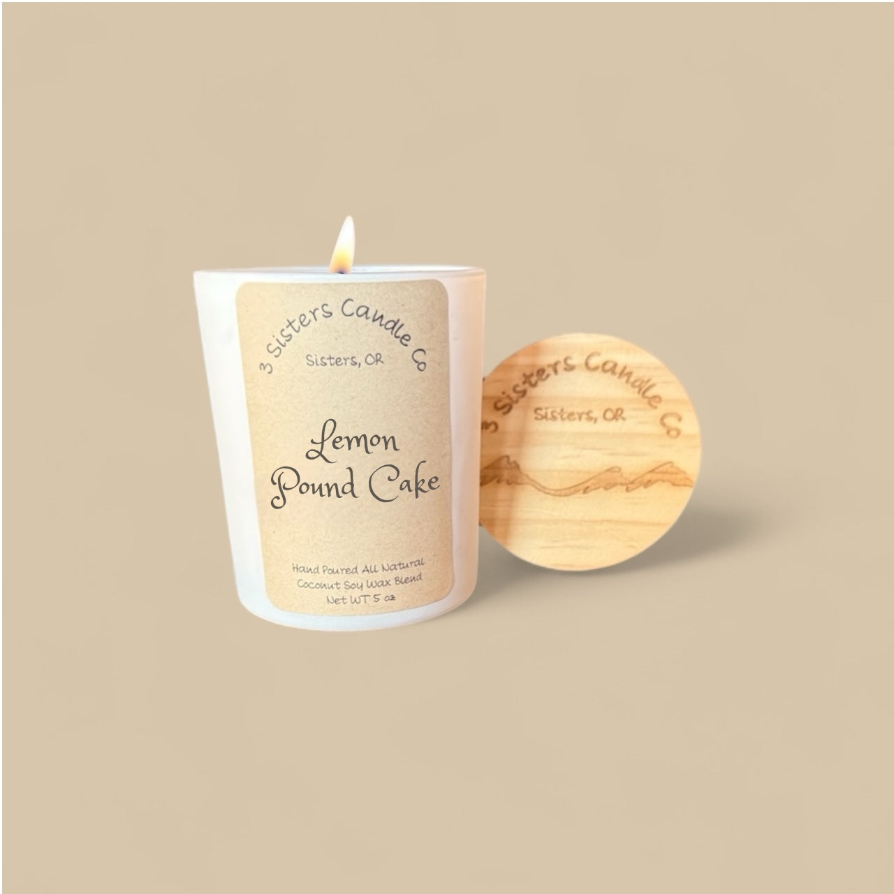 Lemon Pound Cake- 5 oz Candle