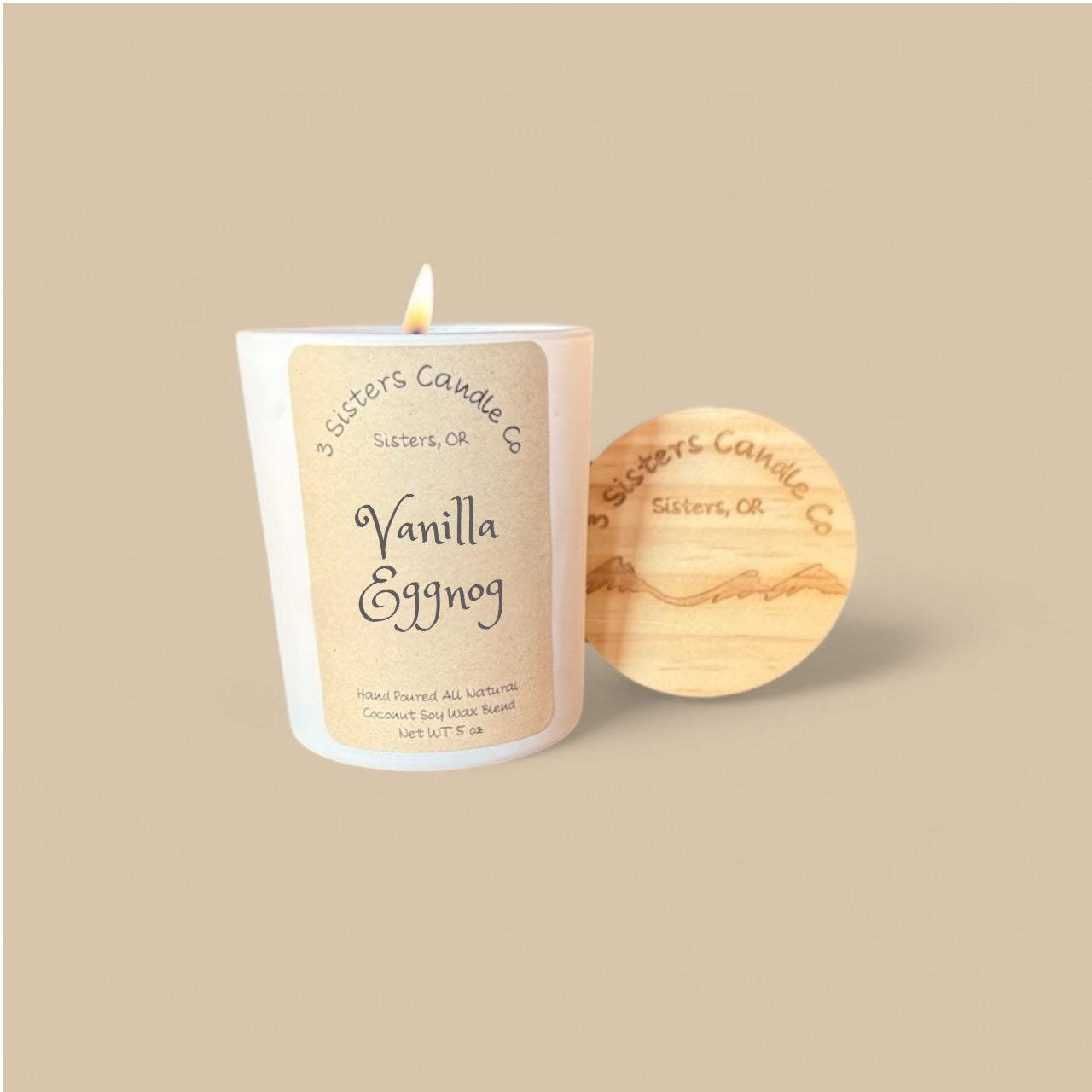 Vanilla Eggnog- 5 oz Candle