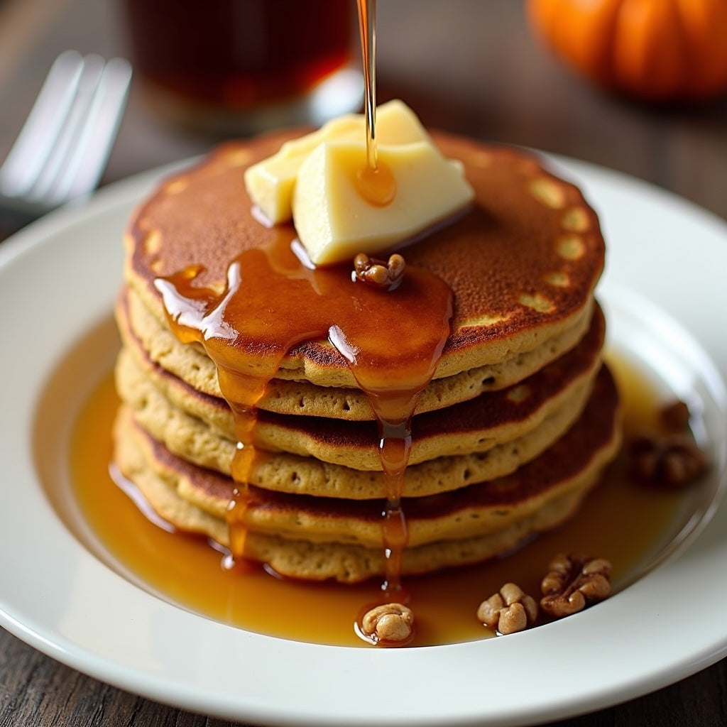 Pumpkin Walnut Pancakes w/ Maple Syrup- 5oz Candle