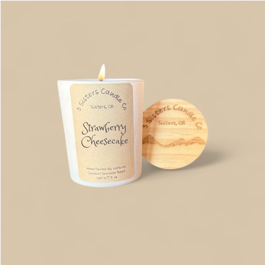 Strawberry Cheesecake- 5 oz Candle
