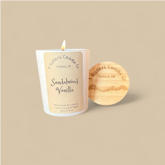 Sandalwood Vanilla- 5 oz Candle